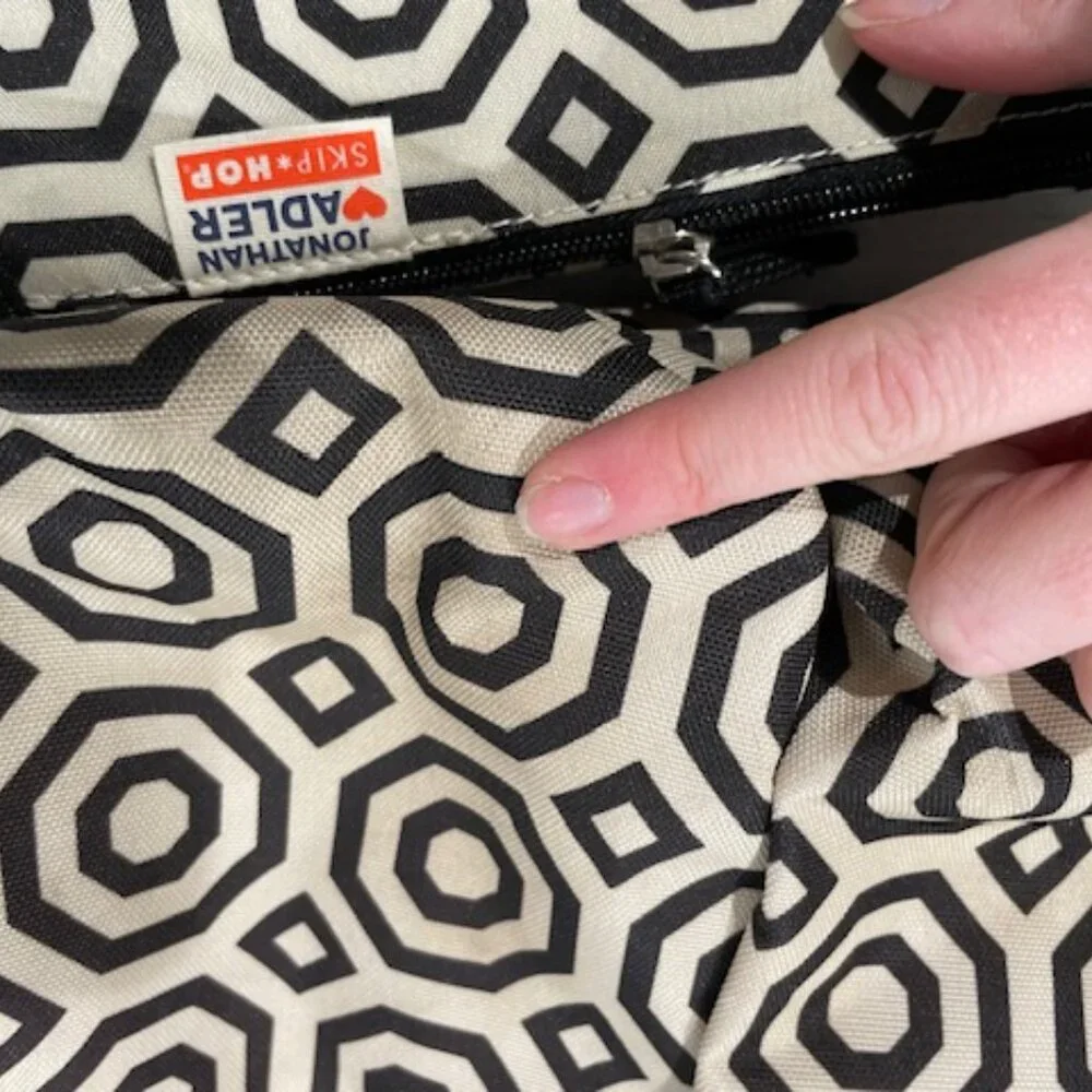 Jonathon Adler Skip Hop Diaper Bag w/Changing Pad